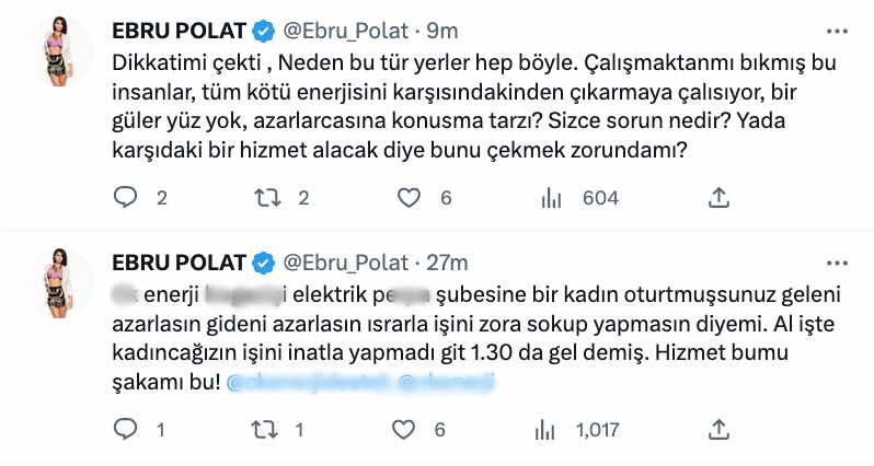 ebru polat in elektrik sirketine isyani sosyal medyada gundem oldu 